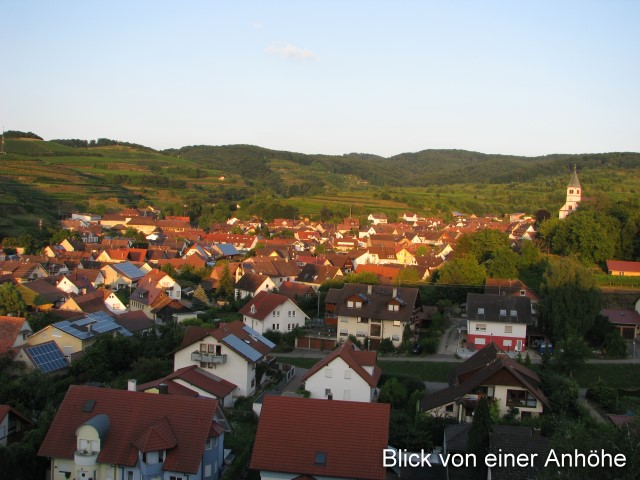 Blick über Kiechlinsbergen